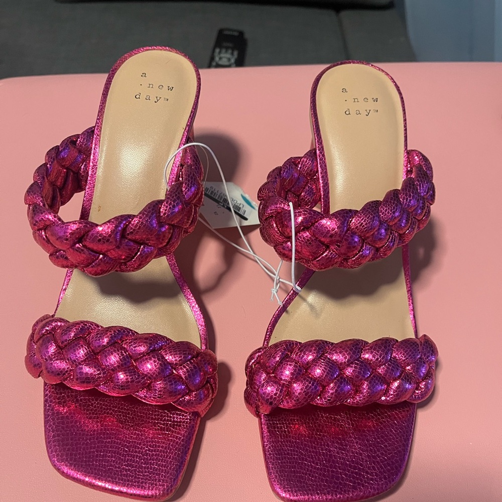 Target sparkly pink heels